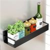 1pc Refrigerator Magnetic Storage Rack 10.63inch Kitchen Seasoning Bottle Storage Rack Refrigerator Microwave Side Hanging Rack Magnetic Rack