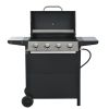 Propane Grill 4 Burner Barbecue Grill Stainless Steel Gas Grill