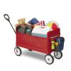 3-in-1 EZ Fold Wagon, Padded Seat with Seat Belts, Red