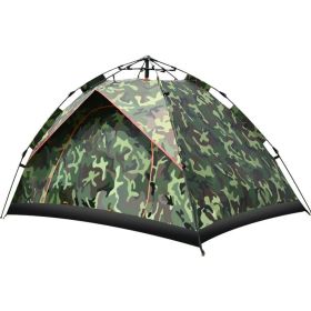 Camping Outdoor Travel Double-decker Automatic Tent (Option: Camo-2to3people)