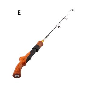 Ice Fishing Pole Outdoor Fishing Portable (Option: E-50CM)